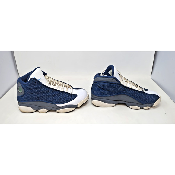Nike Air Jordan 13 Retro Mid Flint Sneakers Blue and White 2019, US size 8.5 - Picture 2 of 10